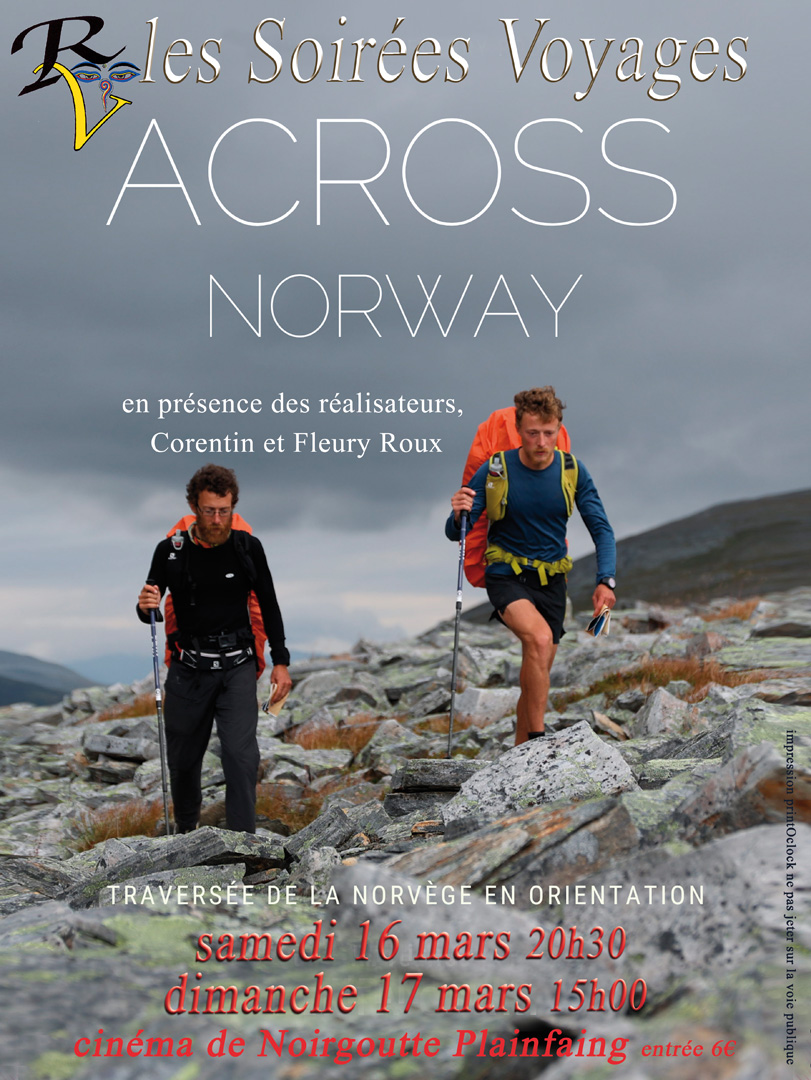 Projection du film ACCROSS NORWAY à PLAINFAING